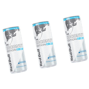 Red Bull Édition Coco 250ml en canette avec un léger goût de noix de coco, parfait pour les styles de vie actifs et occupés Red Bull Édition Coco - Product Image 6