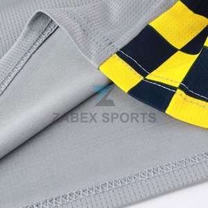 ชุดเครื่องแบบบาสเก็ตบอลออกแบบได้ตามต้องการเสื้อเจอร์ซีย์และกางเกงขาสั้นระบายอากาศได้ดีมีสีและโลโก้สำหรับทีม - Product Image 5