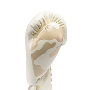 Nouveaux gants de boxe professionnels à lacets X Line au design camouflage, fabricant en gros, gants de sport en cuir véritable pour le kickboxing - Product Image 4