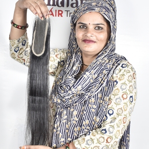 Cuticle Aligned Machine Double Temple <b>Cheap</b> HD Closure 2*6 Straight Hair Vendors Chemical processed None Indian Human Hair women - Product Image 5