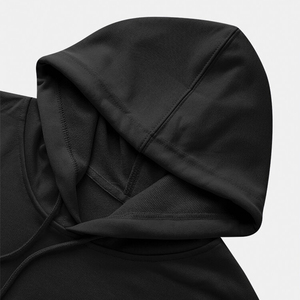 Sweat-shirt à capuche noir pour homme, imprimé graphique chat blanc, décontracté, manches longues, avec poche avant, coupe classique, pour l'automne, matière douce - Product Image 3