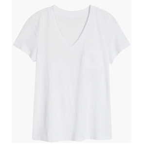 Camiseta de Alta Calidad Ecológica de Algodón/Modal para Mujer, Cuello en V, con Bolsillo, Corte Regular, Manga Corta, Secado Rápido y Transpirable - Product Image 1