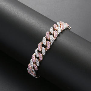Bracelet Hip Hop Iced Out de fabrication indienne avec pierres Moissanite certifiées, disponible au prix d'usine depuis l'Inde - Product Image 4