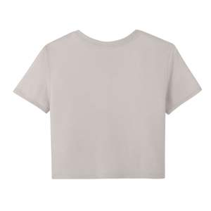 Nueva Camiseta Corta de Moda para Mujer, de Algodón y Elastano, Manga Corta, Casual, Ajustada, Lisa, al por Mayor OEM - Product Image 5