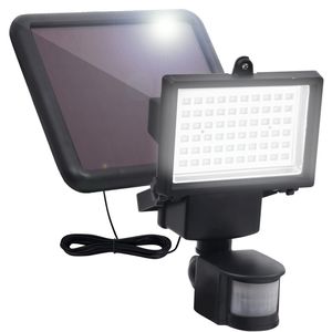 Projecteur solaire en plastique noir, résistant à l'eau, pour jardin - Product Image 2