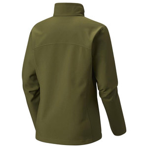 เสื้อแจ็คเก็ตกีฬาผ้าซอฟต์เชลล์พิมพ์ลายสำหรับผู้หญิง ผ้าถักกันน้ำ พร้อมปกแบบพับได้ เสื้อคลุมทันสมัยและใช้งานได้จริง - Product Image 2