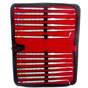 Juego de 13 Instrumentos Quirúrgicos Dentales de Acero Inoxidable con Certificación CE, Elevadores Luxadores, Proximadores, Pentax Quirúrgico - Product Image 4