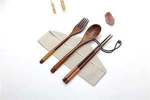 ChefRoot Professional Kitchen <b>Tools</b> Set 6-Piece Mango Wood Cutlery Disposable Sustainable Natural Finish Dishwasher <b>Safe</b> Modern - Product Image 6