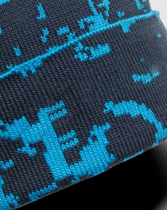 Bonnet d'hiver jacquard pour homme 2026 – Chaud, tricoté, bleu et noir, pour l'extérieur, décontracté, qualité supérieure, faible MOQ - Product Image 3