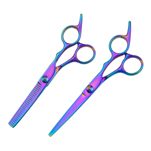 Ciseaux à cheveux colorés en acier de 6,0 pouces, ciseaux de coiffure professionnels pour salon de coiffure et esthétique - Product Image 2