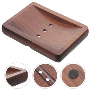 Acacia Wood Soap Holder Bathroom <b>Accessories</b> Square shape Modern Bathroom Soap Holder Customized Logo - Product Image 2