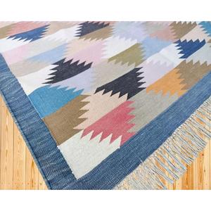 Alfombra Kilim de algodón de tejido plano de calidad superior para pasillos ocupados y habitaciones familiares, alfombras y juegos - Product Image 3