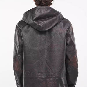 Nueva Chaqueta con Capucha de Cuero para Hombre, Estilo Casual, Ropa de Invierno para Hombre, Colección Grace, Transpirable - Product Image 3