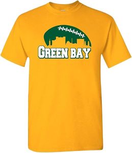 Camiseta de Fútbol Americano con el Horizonte de la Ciudad de Indianapolis, Azul Rey, Algodón, Unisex, Diseño Bordado a Máquina, Souvenir - Product Image 4