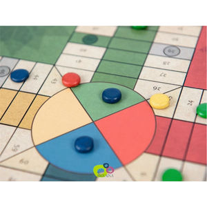 Jeu de société Ludo en bois écologique, classique, pour toute la famille, jouet éducatif de table pour enfants et adultes, vente en gros, jouet de voyage portable - Product Image 3