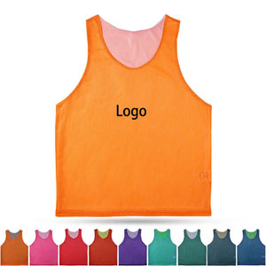 Custom Front Soccer <b>Bibs</b> Reversible Adult Mesh Sports Vest Quick Dry Breathable for Basketball Football <b>Training</b> Custom Name - Product Image 3