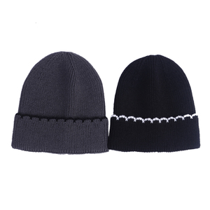 Gorro de Punto Grueso de Algodón Tejido a Mano, Estilo Japonés, con Borde Enrollado, para Hombre y Mujer, con Logotipo Personalizado 2026 - Product Image 1