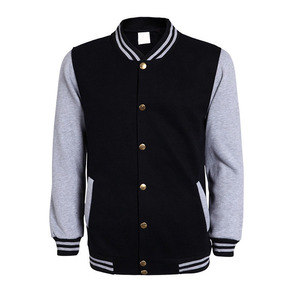 Classic Blue Cotton Bomber Jacket Men High Quality Varsity Baseball Style Slim Fit Winter College Fashion Canvas Waterproof - Product Image 6