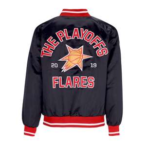 Veste d'équipe en satin OEM avec logo brodé personnalisé, veste en satin personnalisée pour l'école, le collège et les clubs sportifs - Product Image 4