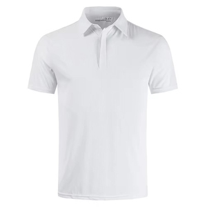 Custom Print Men's <b>Golf</b> for Shirts Cotton Bamboo Fiber Solid Knitted Breathable Short Sleeve High Quality - Product Image 6
