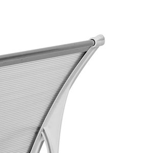 HT 100 X 80 Copertura Antipioggia Trasparente Bianca per Porte e Finestre, Accessorio per Uso Domestico con Supporto Bianco - Product Image 6