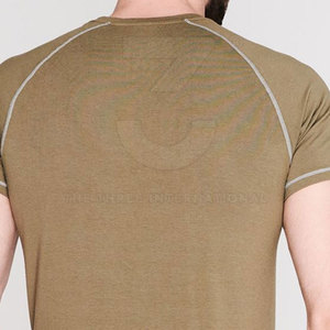 OEM Performance Apparel <b>Men</b> Gym T Shirts Crafted With Lightweight <b>Stretch</b> Construction For Fitness And Sportswear - Product Image 6