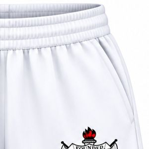 Shorts de performance pour femmes Sigma Gamma Rho, blancs, avec lettres grecques, pour entraînement athlétique, course à pied, gym, shorts de sport personnalisés pour sororité - Product Image 4