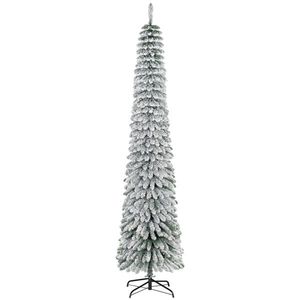 8 ft Christmas <b>Trees</b> Festive Holiday Decorations with Sparkling <b>Lights</b> Classic Evergreen Cones for Indoor and Outdoor Use - Product Image 3