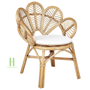 Boho Butterfly Shape Rattan Relaxing Chair Handwoven Natural Wicker Wing Back Chair Eco-Friendly Dining Room Furniture Vietnam - Product Image 5