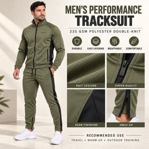 Pantalones de chándal cónicos con capucha para invierno, OEM, personalizados, para hombre, para entrenamiento de fútbol, de punto de alto rendimiento, proveedor de ropa de fútbol - Product Image 1