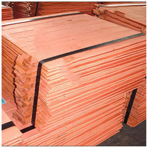 Cathode de cuivre électrolytique de qualité supérieure Cu (Min) 99,97% 125 kg/pièce Prix usine Origine Royaume-Uni Cuivre déroulé - Product Image 1