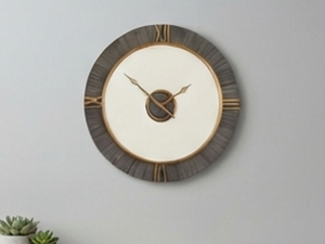 Reloj de pared redondo moderno de madera, diseño silencioso de cuarzo analógico para decoración de sala de estar, elegante adorno para el hogar - Product Image 5