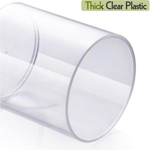 Lot de 8 distributeurs de cotons-tiges en acrylique avec couvercles et étiquettes – Boîtes de rangement transparentes pour cotons-tiges et cure-dents - Product Image 5
