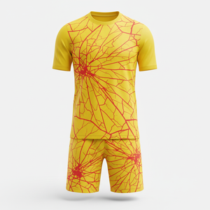 ชุดฟุตบอลแบบยูนิเซ็กซ์ เสื้อพร้อมกางเกงขาสั้น รุ่น Endurance Fusion ชุดสองชิ้น ชุดกีฬาแห้งเร็ว รับผลิตตามแบบ OEM - Product Image 1