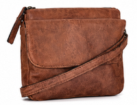 Sac messager vintage bohème en cuir véritable fait main Gravs pour femme, mode printemps, bandoulière réglable, fermeture éclair