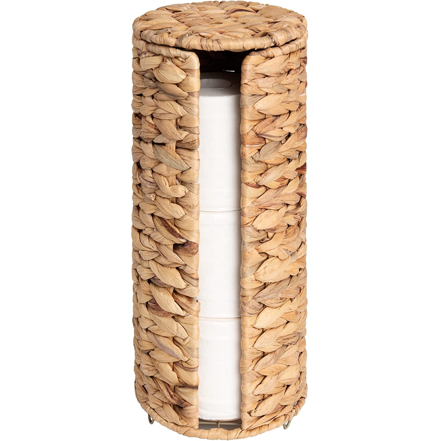 Devidoir Porte Papier Toilette Double Installation Bois Massif Hêtre