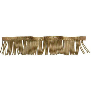 Cinta de alambre trenzado de Mylar dorado de calidad premium, flecos retorcidos, borlas bordadas ecológicas hechas a medida, adorno para zapatos Alpha - Product Image 4