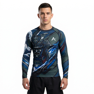 ซื้อชุดรัชการ์ดคุณภาพสูงสำหรับ BJJ MMA ยิวยิตสู แบบสั่งทำพิเศษ ลายซับลิเมชั่น แขนยาว สำหรับผู้ชาย - Product Image 3