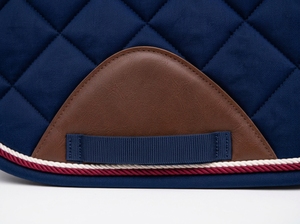 Almohadilla de Silla de Montar Acolchada Azul Marino para Equitación, Salto y Doma, con Parches de Algodón, Transpirable, Absorbente de Impactos, Duradera, Personalizable OEM ODM - Product Image 2