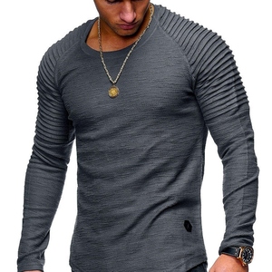 เสื้อเชิ้ตผู้ชายแขนยาวผ้าคอตตอน/ใยไผ่พิมพ์ลายยางนูน - Product Image 6