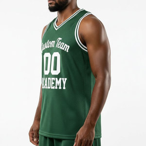 Custom Basketball Jersey Set Breathable Mesh Sports Uniform With Custom Logo Team Wear Manufacturer - Product Image 3