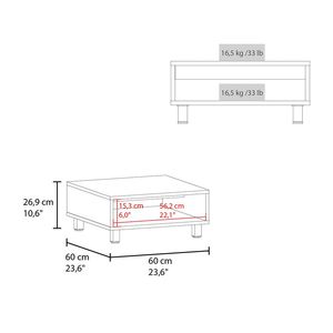 Tavolino bianco Burley per soggiorno - Product Image 3