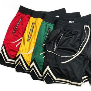 Pantalones Cortos Deportivos para Hombre, Personalizados, Transpirables, de Secado Rápido, Estilo Urbano, de Malla de Poliéster y Nailon, para Entrenamiento y Fitness - Product Image 5