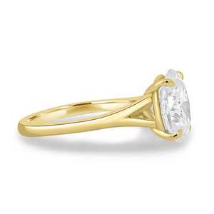 Bague de promesse en moissanite 3,03 carats taille ovale pour femme, en argent 925 original, cadeau surprise pour les amoureux - Product Image 5