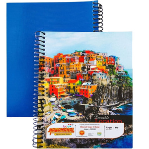 Cahier spirale Hawamahal 140 pages, couverture imprimée numériquement, reliure en papier, pour l'école et l'université - Product Image 2