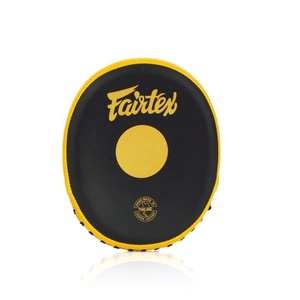 ถุงมือฝึกซ้อม Fairtex ลายวงกลมสีเหลืองและดำ หนังวัวแท้ ทำมือ ทนทาน อุปกรณ์ฝึกซ้อมคุณภาพสูง ขายส่ง - Product Image 3