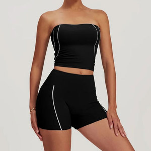 T-shirt court de yoga pour femme, sans manches, ajusté, respirant, coupe moulante, idéal pour l'été – Collection Hot Sale - Product Image 6