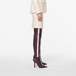 Botas Altas de Cuero para Mujer, Botas de Moda por Encima de la Rodilla, Botas de Cuero con Logotipo Personalizado - Product Image 2