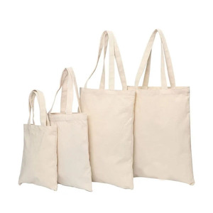 Sac fourre-tout en toile de coton réutilisable pour les courses avec poignée longue et durable et fermeture à glissière - Product Image 4
