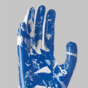 ถุงมือฟุตบอลแพนเทอร์อเมริกันแบบกำหนดเองน้ำหนักเบาระบายอากาศได้ดีหนังกันน้ำกันรังสียูวีสำหรับเล่นกีฬายิมลำลอง - Product Image 3